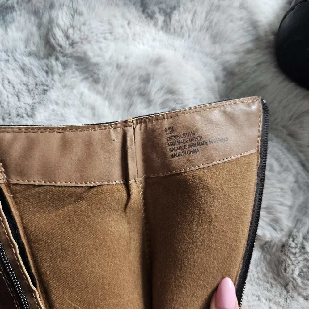 boc Women's Brown Buckle Winter Tall Boots 9.5